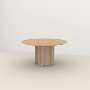 Mabon Oak Wood Natural Finish Dining Table